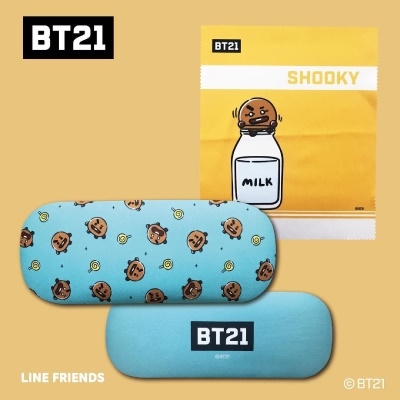 BTS  コーデュロイ　SHOOKY シューキー　シュガ　SUGA  公式 BT21 - 新品 シュキ コーデュロイ 2点セット キーホルダー