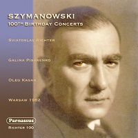 Szymanowski 100th Birthday Concerts<初回生産限定盤> Szymanowski 100th Birthday Concerts<初回生産限定盤>