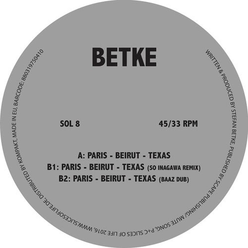TOWER RECORDS ONLINE㤨Betke/Paris / Beirut / Texas[SOL8]פβǤʤ2,090ߤˤʤޤ