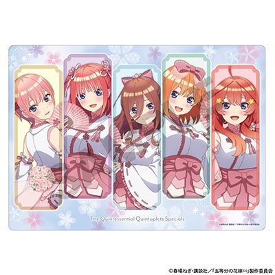 【気質アップ】 五等分の花嫁 下敷き ブルー 桜巫女 クリアファイル