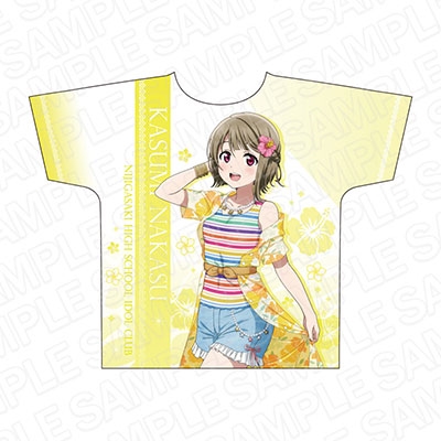 虹ヶ咲学園スクールアイドル同好会/ラブライブ!虹ヶ咲学園スクールアイドル同好会 フルグラフィックTシャツ 中須かすみ アロハ ver