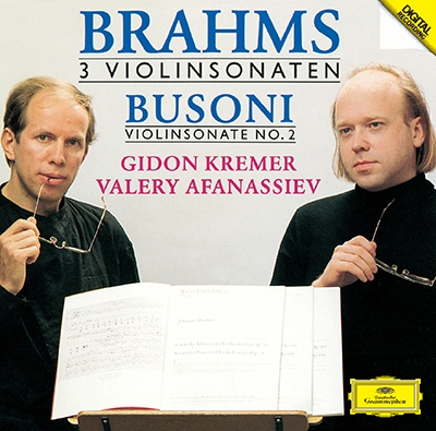 d（国内盤 2CD）クレーメル　ブラームス　ヴァイオリン・ソナタ　ブゾーニ　アファナシエフ　Kremer Brahms Busoni Violin Sonatas