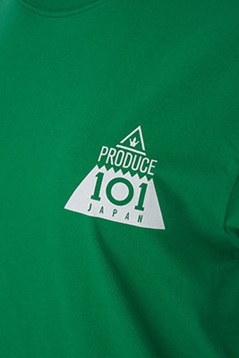 PRODUCE 101 JAPAN THE GIRLS 』 レベルテスト-半袖Tシャツ(グリーン)L 