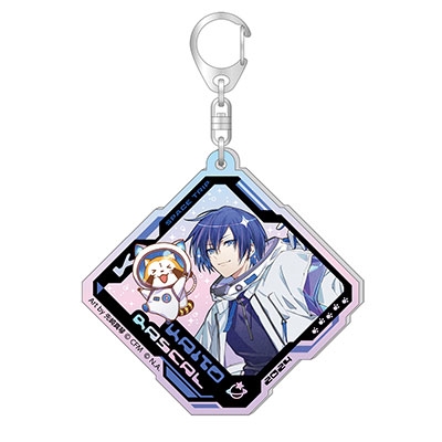 初音ミク×ラスカル 2024 オーロラアクリルキーホルダー/KAITO