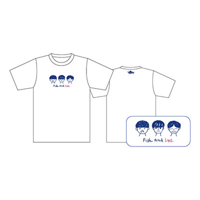 Fish and Lips/ロゴTシャツ(XL)