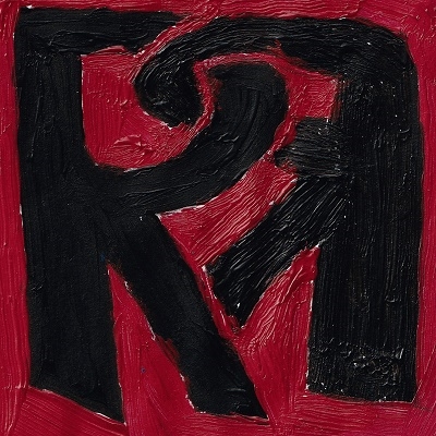 Rosalia/RR㴰/Red &Black Smoke Heart-Shaped Vinyl[19658819731]