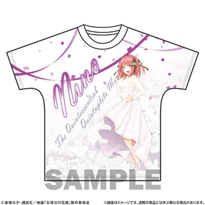 映画「五等分の花嫁」 フルグラフィックTシャツ エンディングVer. 中野五月 L