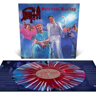 Death/Spiritual Healing＜Red, Cyan and Black Merge with Splatter