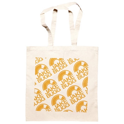 Jake Bugg/Cream Record Logo Tote Bag