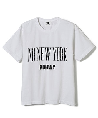 BOΦWY/NO NEWYORK T-shirt (White)/Lサイズ