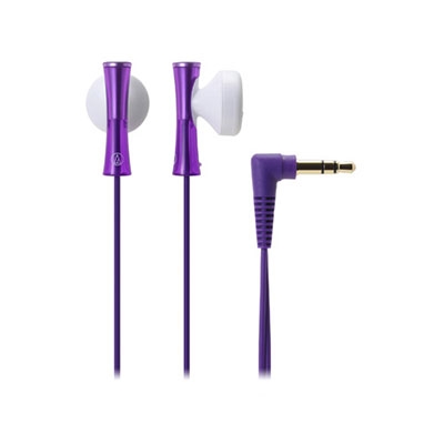 audio-technica インナーイヤーヘッドホン ATH-J100 Purple
