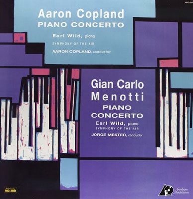 Aaron Copland: Piano Concerto; Gian Carlo Menotti: Piano Concerto