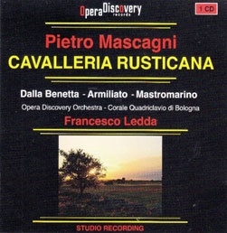 マスカーニ: 歌劇「カヴァッレリア・ルスティカーナ」(1幕) マスカーニ: 歌劇「カヴァッレリア・ルスティカーナ」(1幕)