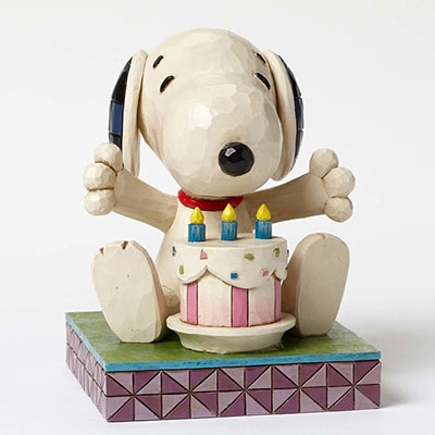 JIM SHORE フィギュア・スヌーピー -SNOOPY～HAPPY BIRTHDAY- ＜数量限定＞