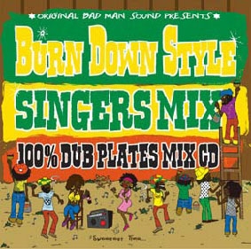 100% JAMAICAN DUB PLATES MIX CD "BURN DOWN STYLE" -SINGERS MIX-