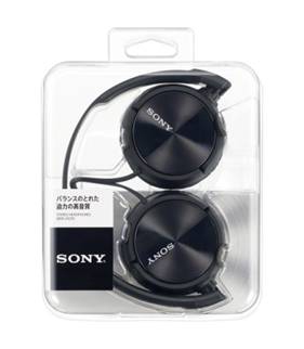 SONY ステレオヘッドホン MDR-ZX310 レッド