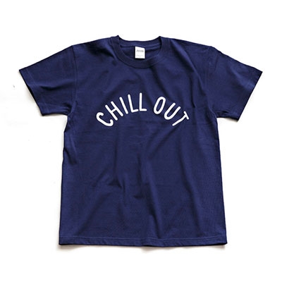 ジャンルT-Shirt CHILL OUT Dブルー Lサイズ