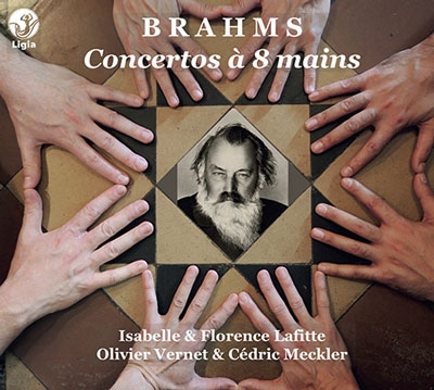 ブラームスのピアノ協奏曲を8手で