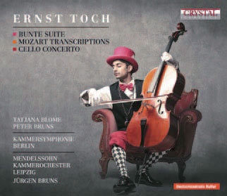 ユルゲン・ブルンス/Eenst Toch： Bunte Suite Op.48, Mozart Transcriptions, Cello Concerto Op.35[N67071]