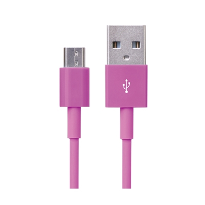 CABLE BITE MICRO USB CABLE(1m)/Violet[VRT42641]