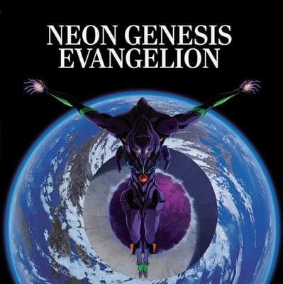 鷺巣詩郎/Neon Genesis Evangelion: Original Series Soundtrack＜Translucent Blue  Adorned with Ethereal Black Smoke Vinyl＞