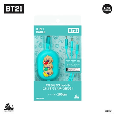 BT21 3IN1ケーブル JELLY SHOOKY