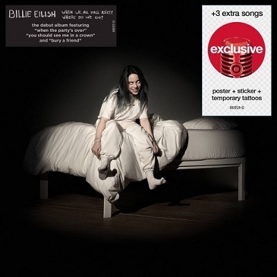 Billie Eilish/When We All Fall Asleep, Where Do We Go? (Target Exclusive includes a poster, sticker, &temporary tattoos)[602508546419]