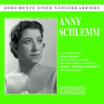 Anny Schlemm - Arias