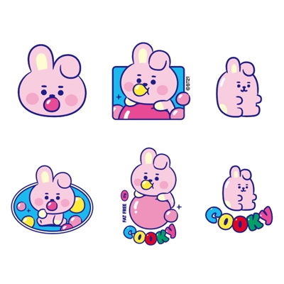 BT21/BT21 モバイルステッカーver.2/COOKY(BABY)