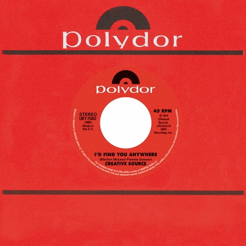 クリエイティヴ・ソース "アイド・ファインド・ユー・エニウェア"/ルー・ドナルドソン "ユー・アー・ウェルカム、ストップ・オン・バイ"＜完全限定生産盤＞