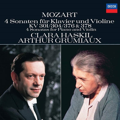 顦ϥ/Mozart Violin Sonatas No.25 K.301, No.32 K.376, No.28 K.304, No.34 K.378 / Arthur Grumiaux(vn), Clara Haskil(p)[4122532]