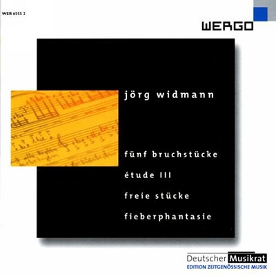 イェルク・ヴィトマン: 5つの断章、練習曲III、自由な小品、高熱に伴う幻覚