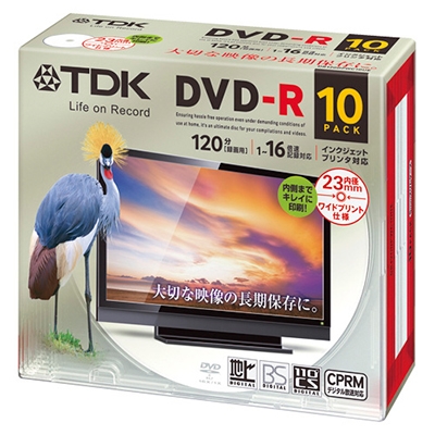 【未使用】TDK 録画用DVD-RW 1-2倍速 5mmスリムケース 20枚