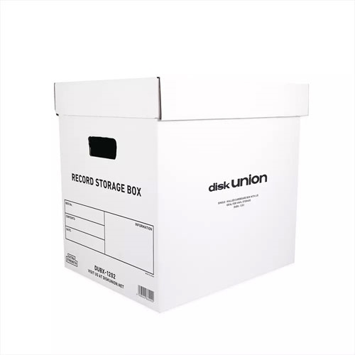 disk union �쥳���ɥ���ܡ��� LP�� RECORD STORAGE BOX Ver.2 �ۥ磻��[DUBX1202]