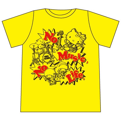 SANRIO 50th × TOWER RECORDS フェス T-shirt White/XLサイズ