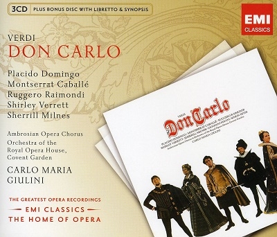 Verdi: Don Carlo / Carlo Maria Giulini, CGRO, Ambrosian Opera Chorus, Placido Domingo, etc ［CD+CD-ROM］