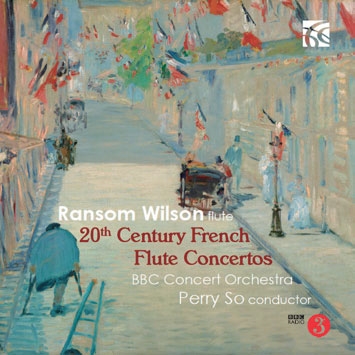 20世紀フランスのフルート協奏曲集
