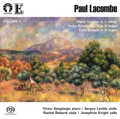 ヴィクトル・サンジョルジョ/Paul Lacombe Vol.2 - Piano Quartet in C minor, Cello Sonata in A major, Violin Sonata No.3 in G major[CDLX7397]