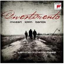 Mozart: Divertimento K.131; G.Klein: Divertimento; Bartok: Divertimento for Strings Sz.113