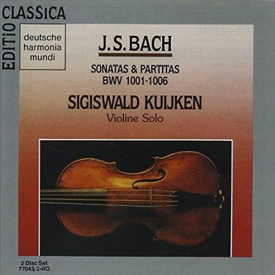 SON & PARTITAS SOLO VIOLIN:BACH