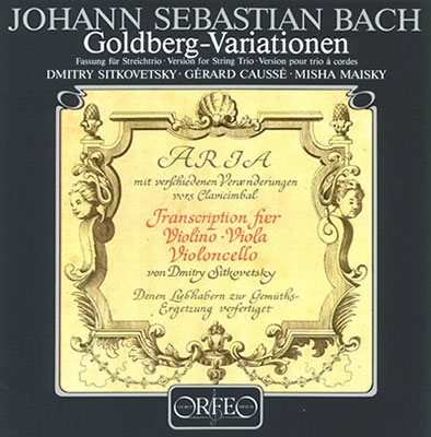 J.S.Bach: Goldberg Variationen - Version for String Trio