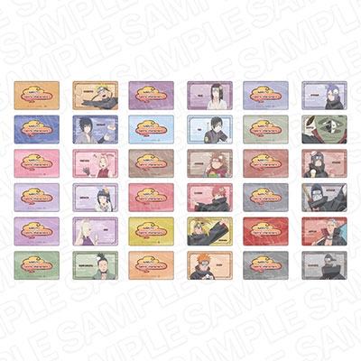 NARUTO theキャラ サンリオ カード ナルト サスケ サクラ 疾風伝