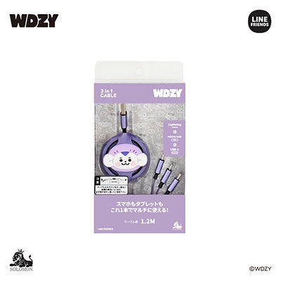 WDZY/WDZY 3 IN 1 充電ケーブル/TUK