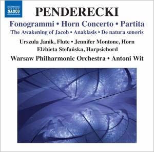 Penderecki: Fonogrammi, Horn Concerto, Partita, etc Penderecki: Fonogrammi, Horn Concerto, Partita, etc