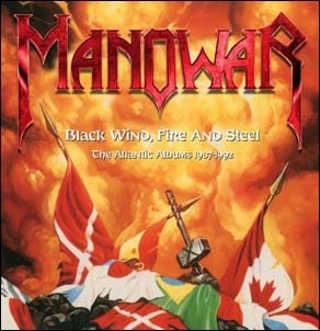 Manowar/Black Wind, Fire And Steel - The Atlantic Albums 1987-1992 (3CD Clamshell Boxset)[QHNEBOX143]