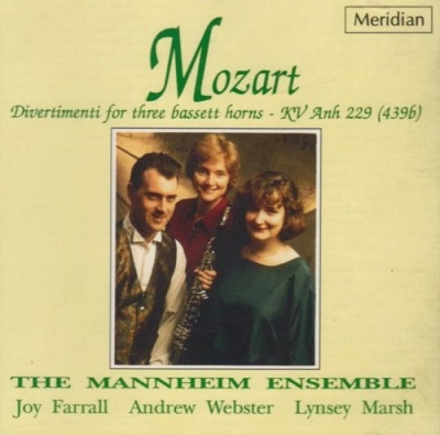 Mozart: Divertimenti for Three Bassett Horns