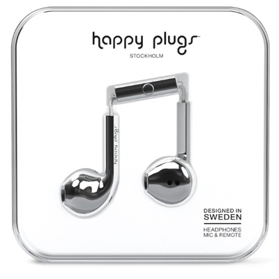 happy plugs イヤホン EARBUD PLUS/シルバー[7822]