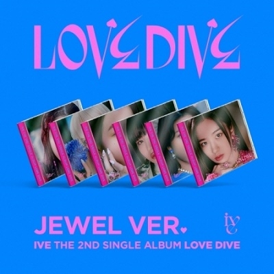 IVE/LOVE DIVE: 2nd Single (Jewel Ver.)(ランダムバージョン)＜完全 