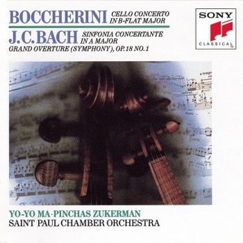 ヨーヨー・マ/Boccherini: Cello Concerto G.482; J.C.Bach: Symphony