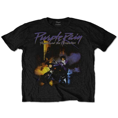 Prince/Prince Purple Rain Black T-shirt/Lサイズ